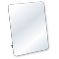 Free-Standing Acrylic Plastic Mirror, 6"x8" Rectangle, Non-Printed